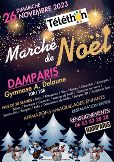 Marché de Noël au profit du Téléthon