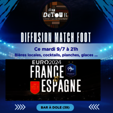 Diffusion match France - Espagne (foot)