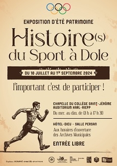 HISTOIRE(S) DU SPORT À DOLE, l'important c'est de participer !