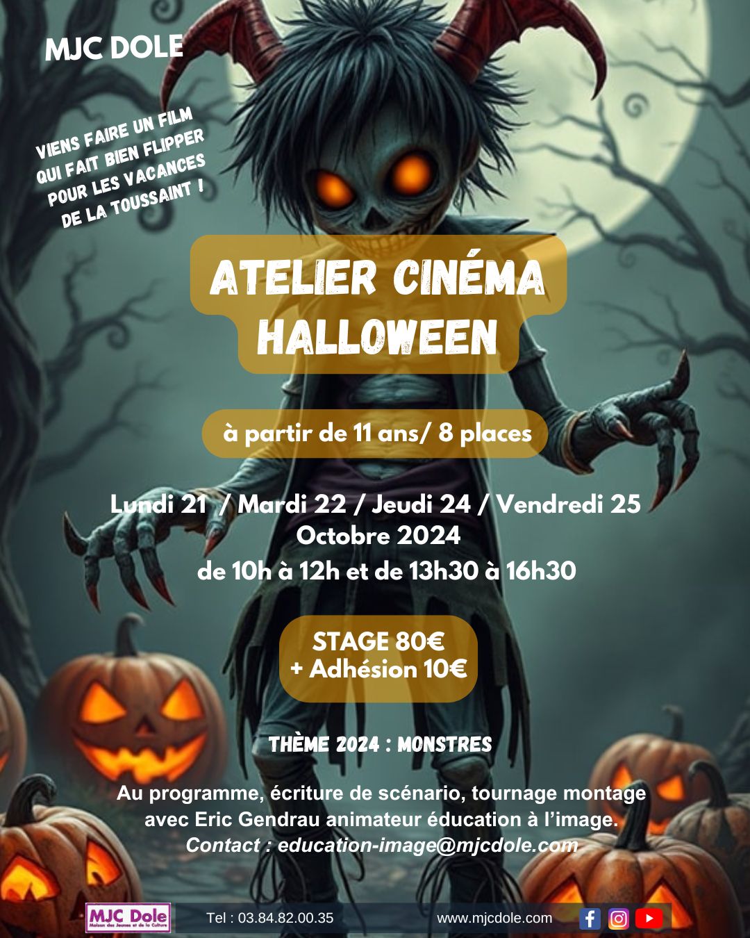 Atelier cinéma Halloween