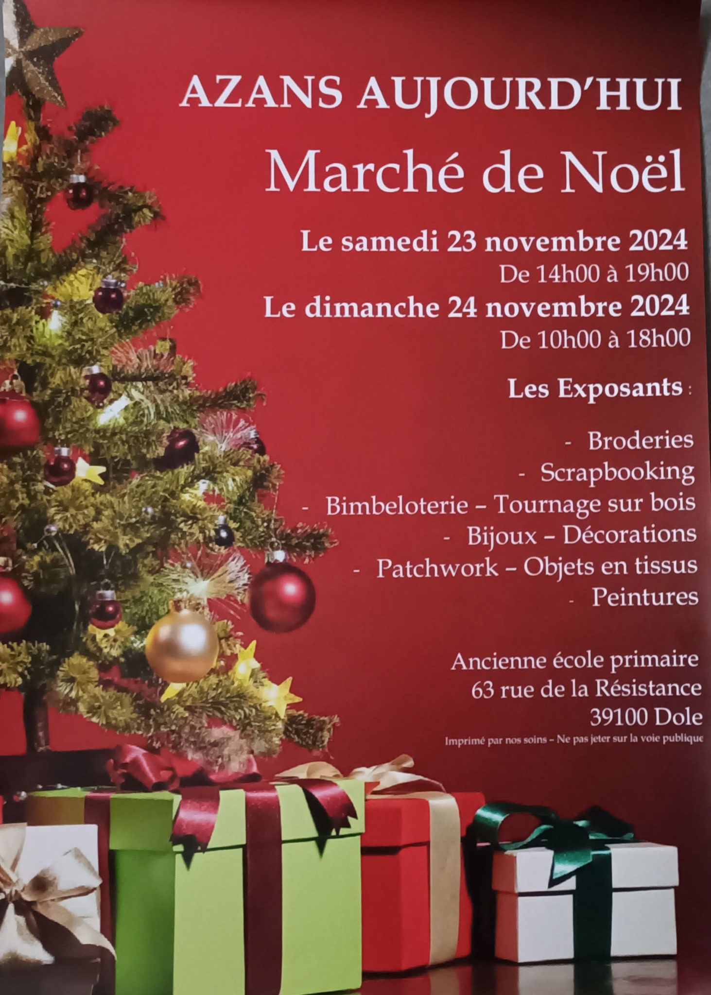 Marché artisanal de Noël