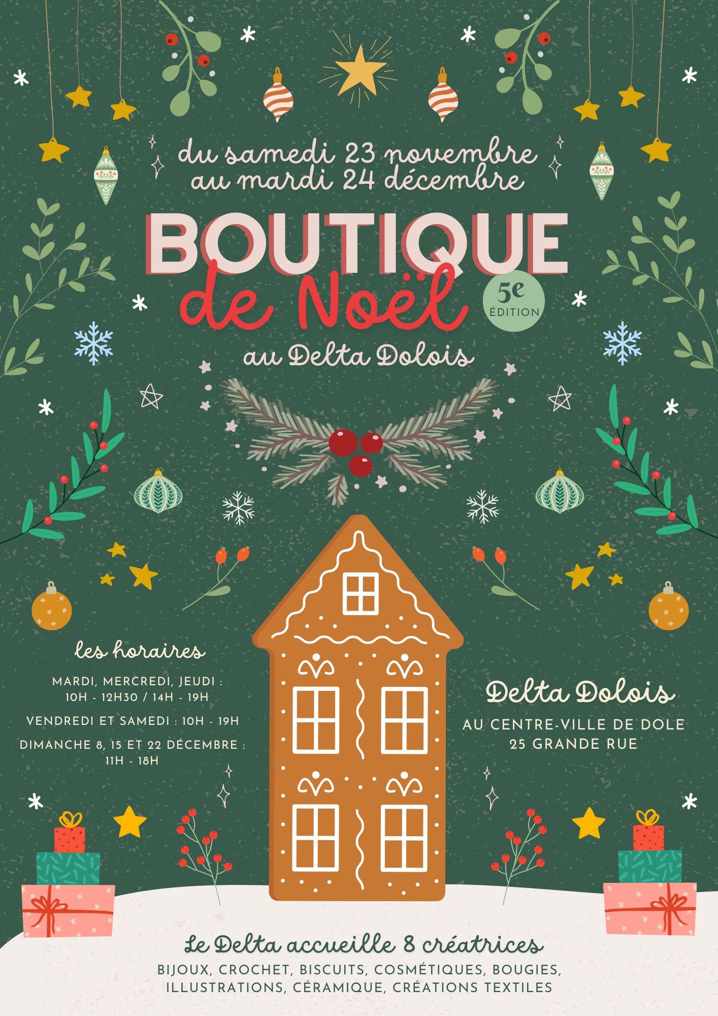 Boutique de Noël des créatrices