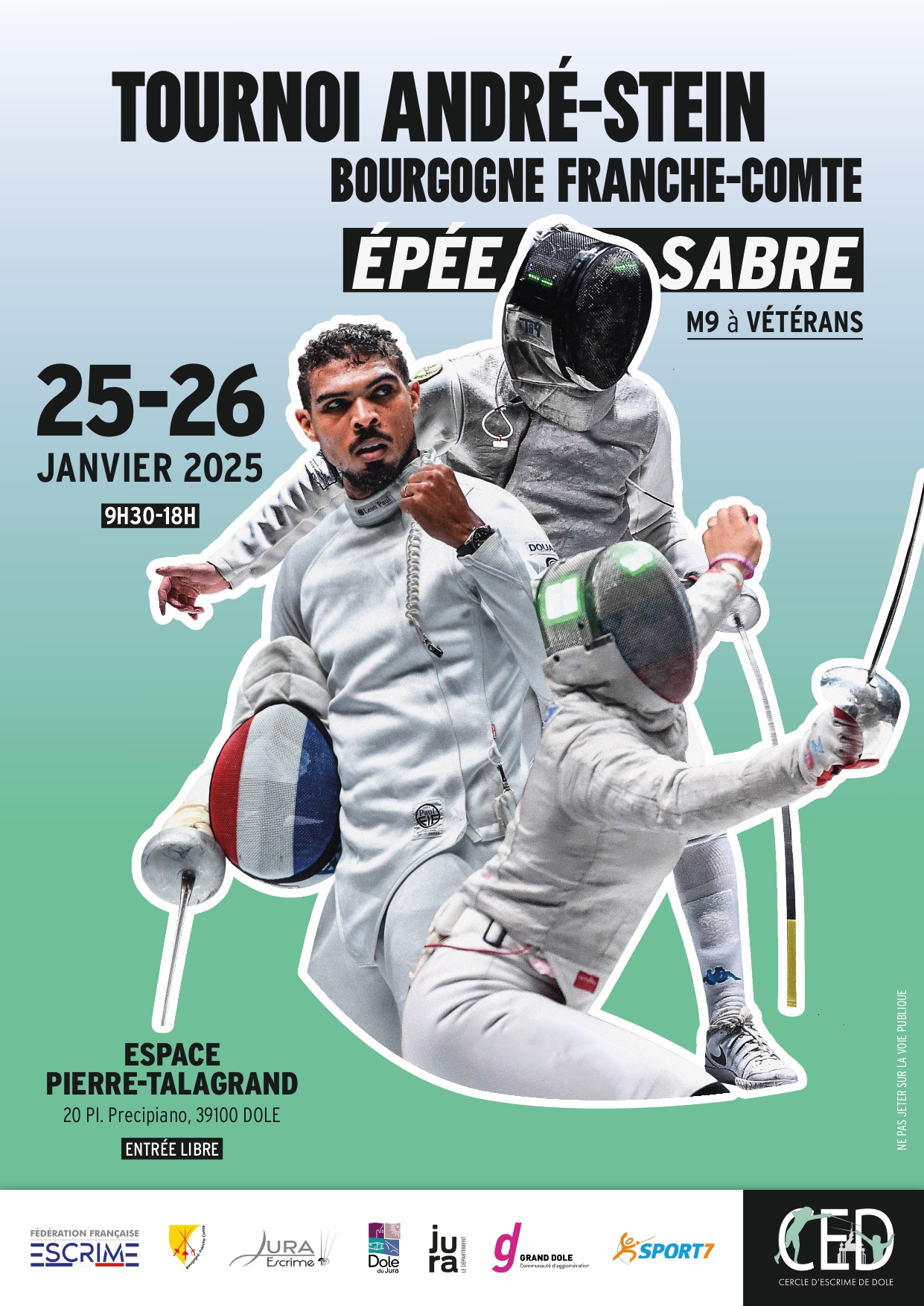 Tournoi escrime André-Stein épée/sabre