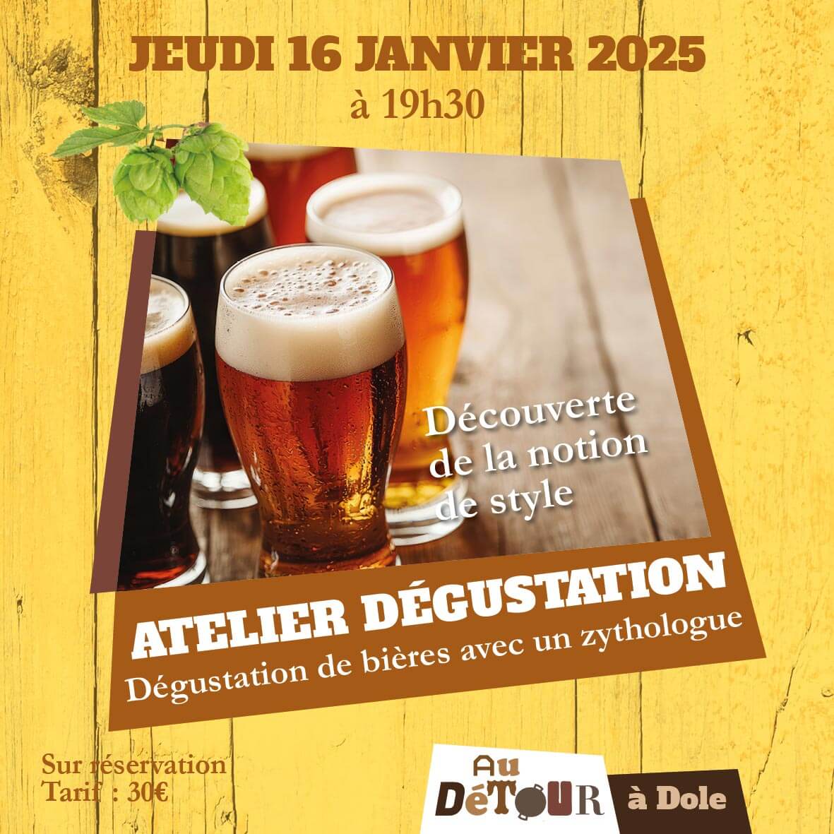 Dégustation de bières avec un zythologue