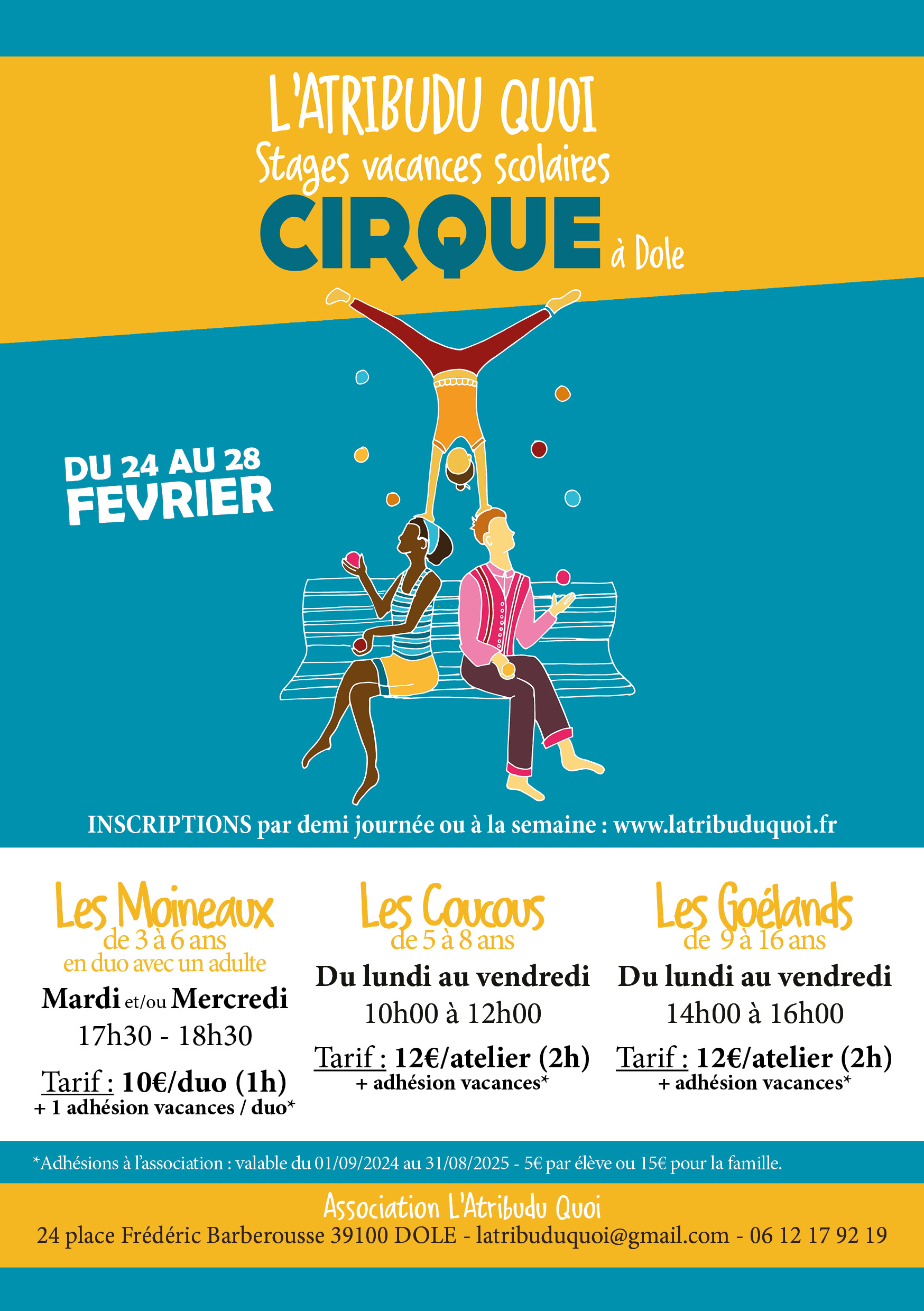 Stages de cirque